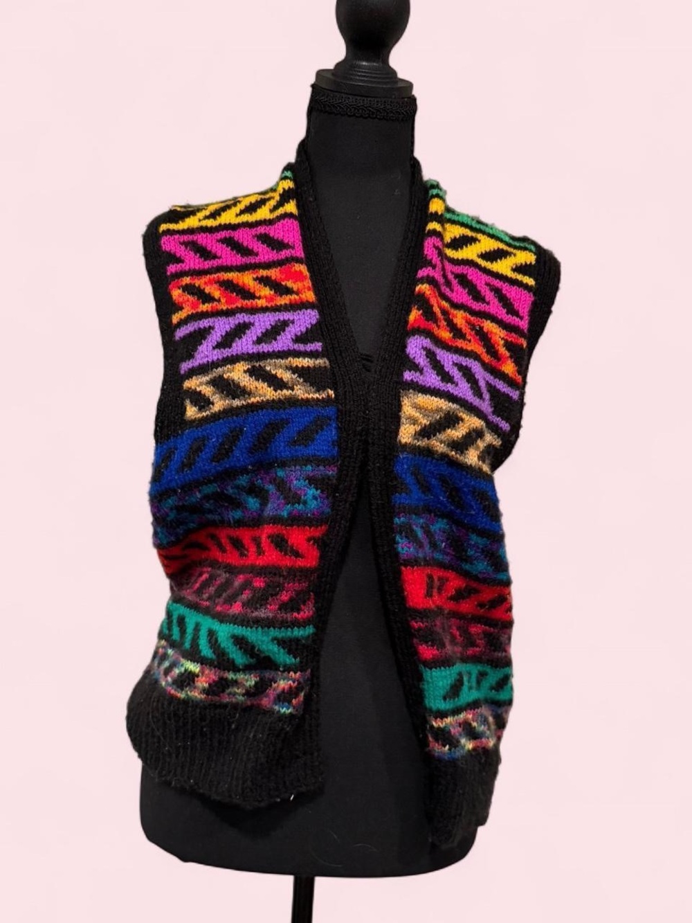 Vintage Colorful Sweatervest